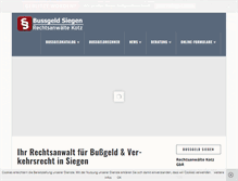 Tablet Screenshot of bussgeldsiegen.de